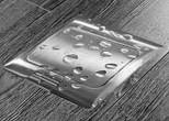 LUK/1,5AL IP44 Люк встраиваемый на 1,5 модуля (45х45 мм) с коробкой, сталь